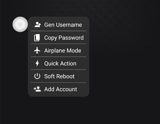 Bubble aktif di layar