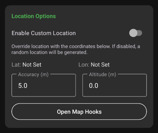 Pengaturan Lokasi Kustom